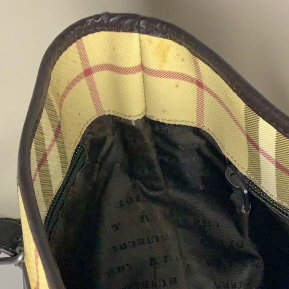 Burberry Nova Check Bucket Bag Tote in Coated Canvas (9.5" x 11") - Picture 12 of 14